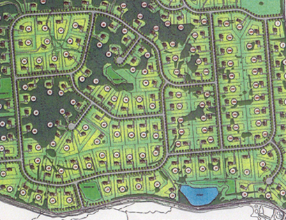 Map of Inniscrone Golf Course Project